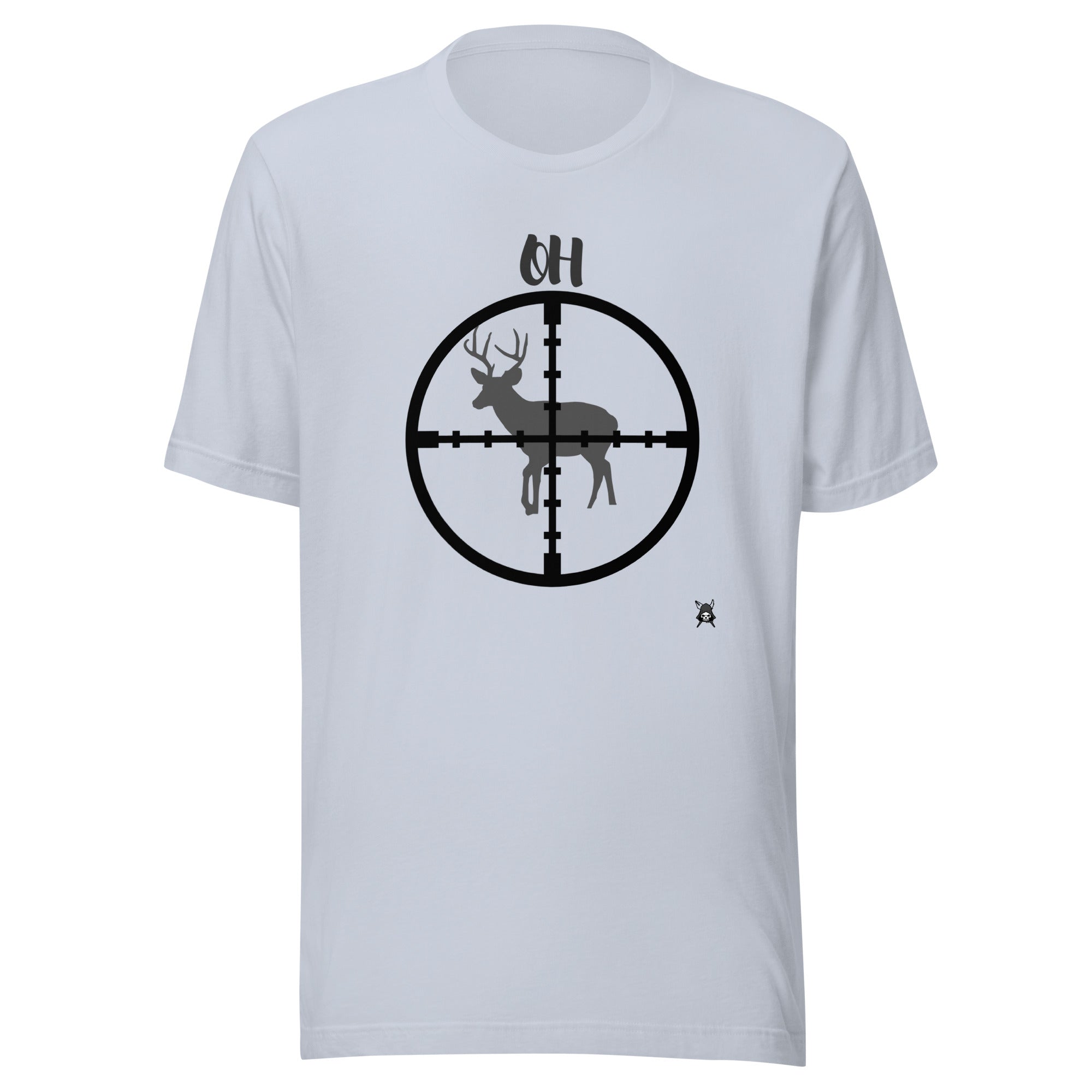 A soft and lightweight OH Deer T-Shirt featuring a unique design by grimmart2021, made from 100% combed and ring-spun cotton.