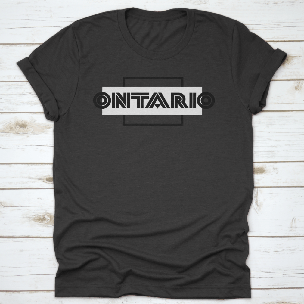A comfortable family vacation shirt featuring Ontario City, Canada design, made from 100% cotton, perfect for travel.
