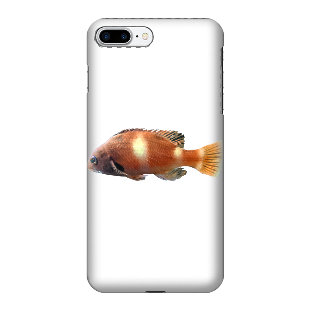 Orange Fish Fully Printed Tough Phone Case featuring vibrant colors and dual-layer protection design.