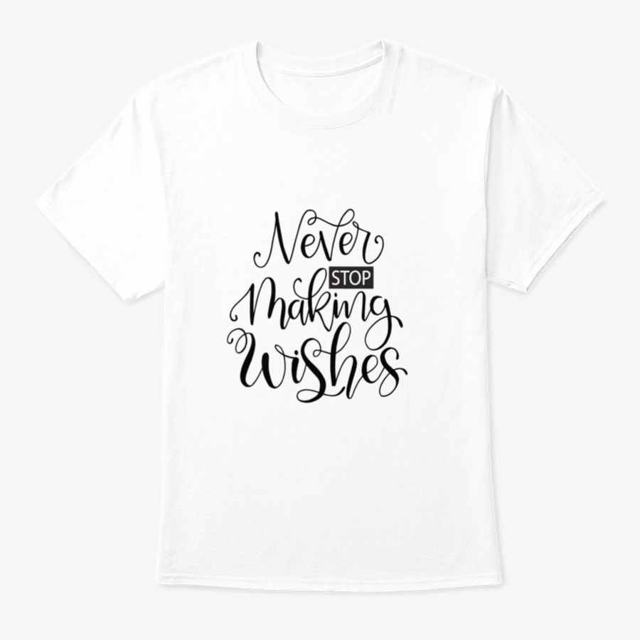 A stylish t-shirt featuring the quote 'Our Love Is Magic' in elegant lettering, showcasing its soft cotton fabric and classic fit.