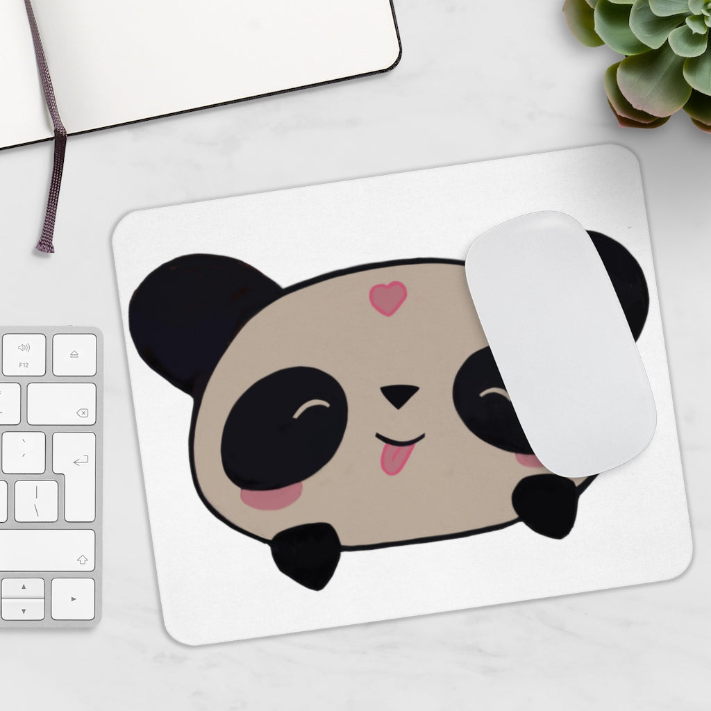 A high-quality Panda Mouse Pad featuring a vibrant panda design on a smooth neoprene surface, perfect for any desk.