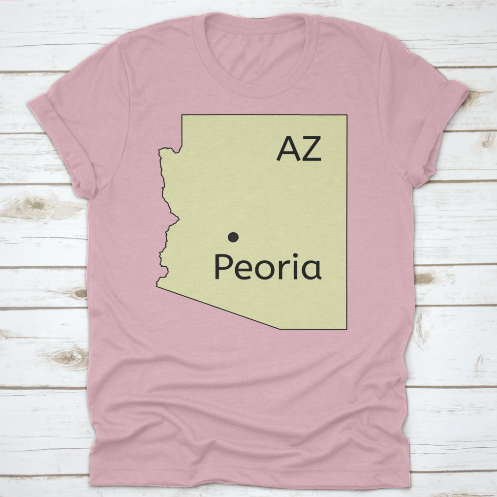 Detailed Peoria In Arizona Location Map with clear navigation features and landmarks.