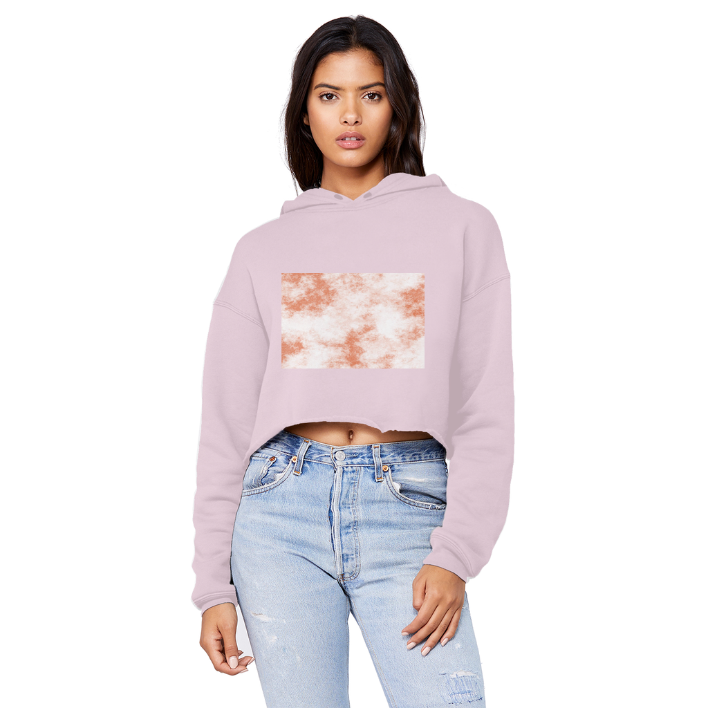 Unisex Cropped Raw Edge Boyfriend Hoodie in various colors, showcasing its relaxed fit and raw edge hem.