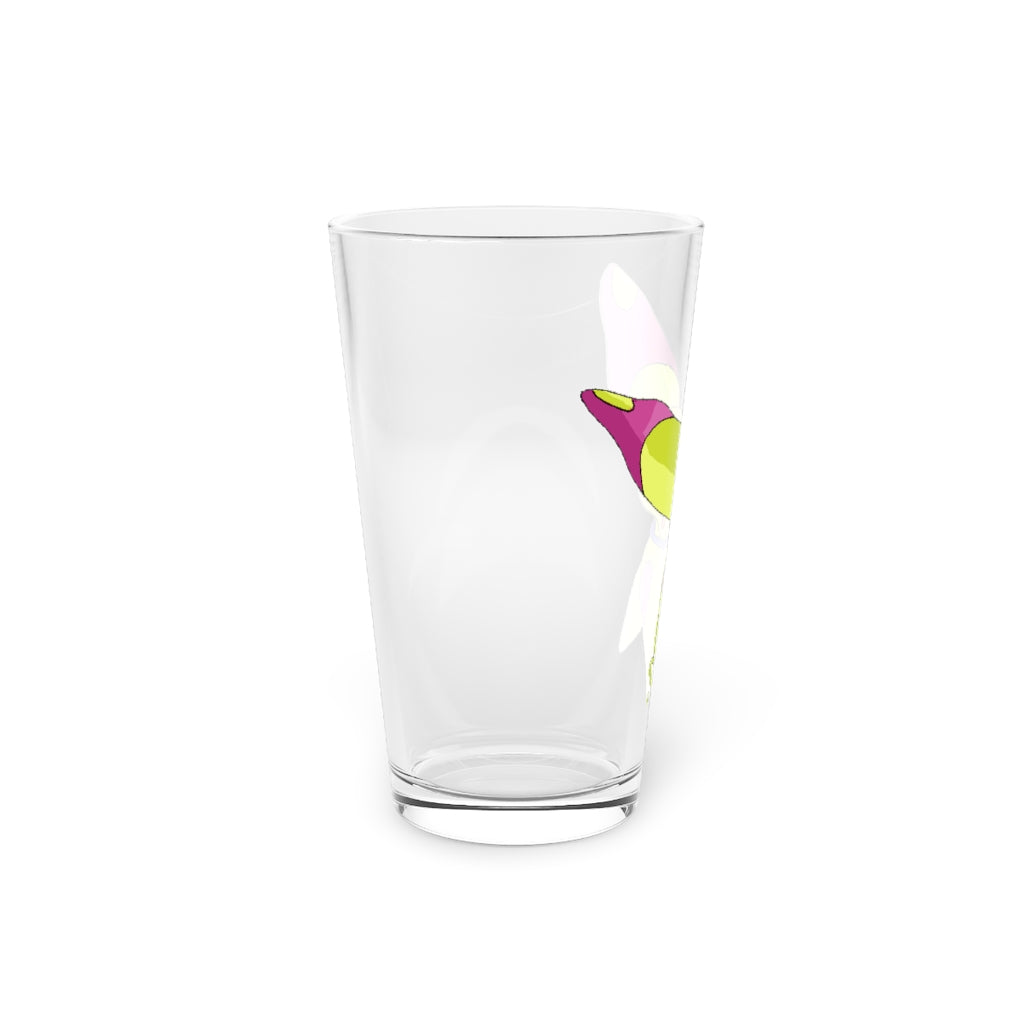 Phaff Pint Glass, 16oz, clear glass with custom printing options, ideal for beverages and gifts.