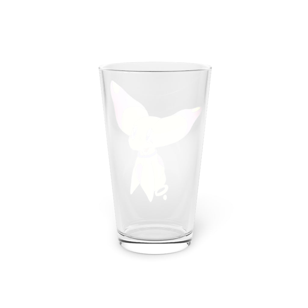 Phaff Pint Glass, 16oz, clear glass with custom printing options, ideal for beverages and gifts.