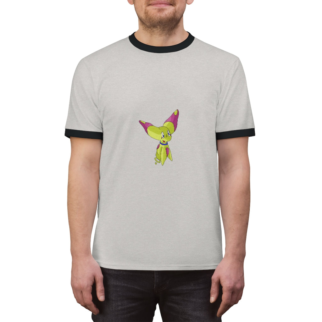 Phaff Unisex Ringer Tee showcasing various colors and a stylish ringer neckline, perfect for summer wear.