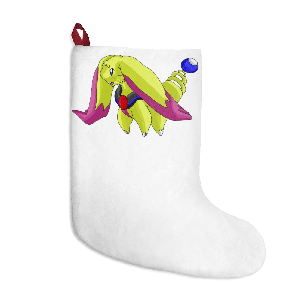 Phaffoff Christmas Stockings featuring custom prints, soft fleece material, and a twill ribbon hanging loop, perfect for festive decor.