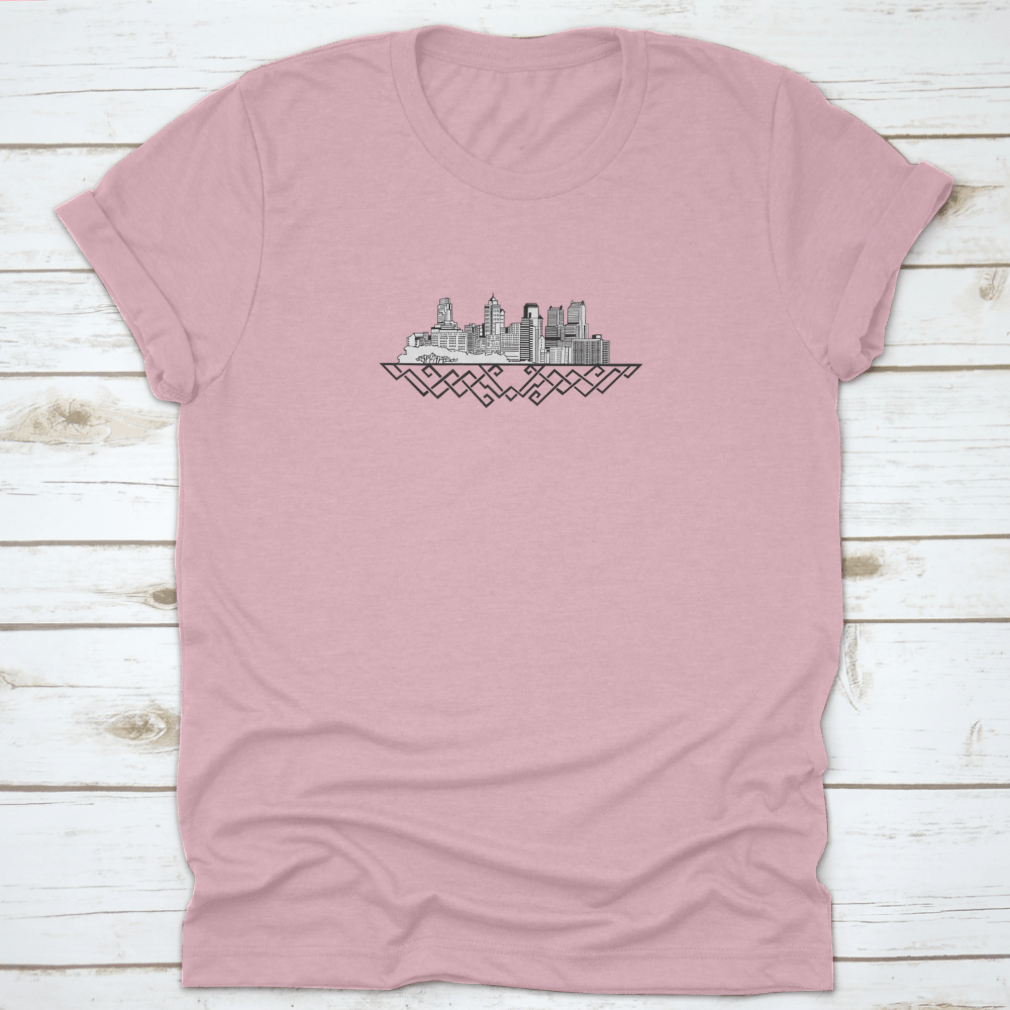 Black and white vector illustration of the Philadelphia skyline, showcasing iconic buildings and structures in a trendy design.