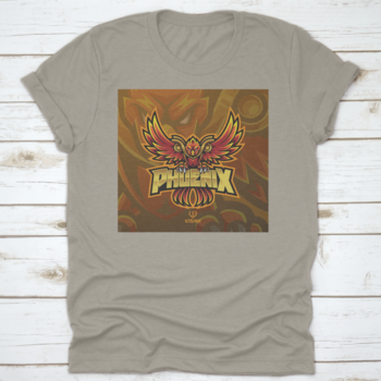 Phoenix Esport Mascot Logo featuring a fierce eagle graphic, designed for esports teams, showcasing strength and determination.