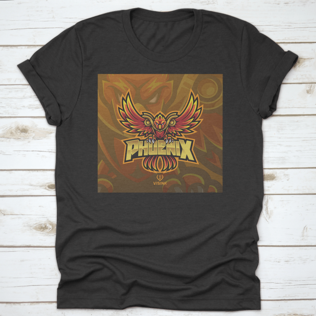 Phoenix Esport Mascot Logo featuring a fierce eagle graphic, designed for esports teams, showcasing strength and determination.