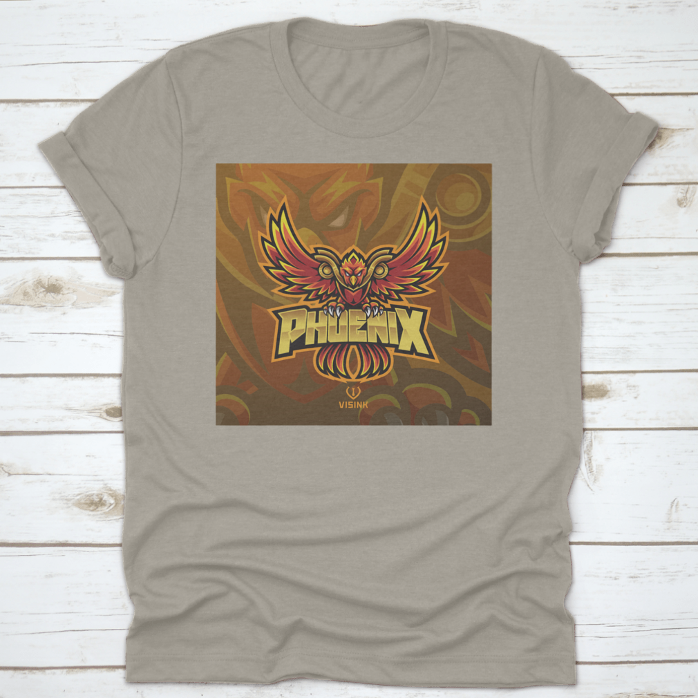 Phoenix Esport Mascot Logo featuring a fierce eagle graphic, designed for esports teams, showcasing strength and determination.