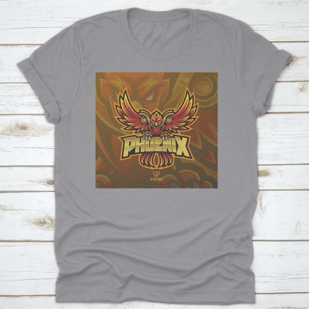 Phoenix Esport Mascot Logo featuring a fierce eagle graphic, designed for esports teams, showcasing strength and determination.