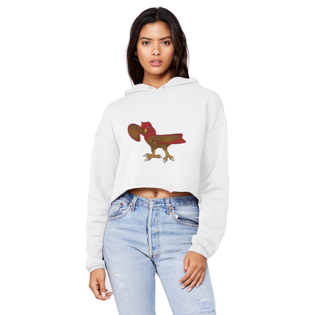 Pidgenna Unisex Cropped Raw Edge Boyfriend Hoodie in various colors, showcasing its trendy cropped design and soft fabric.