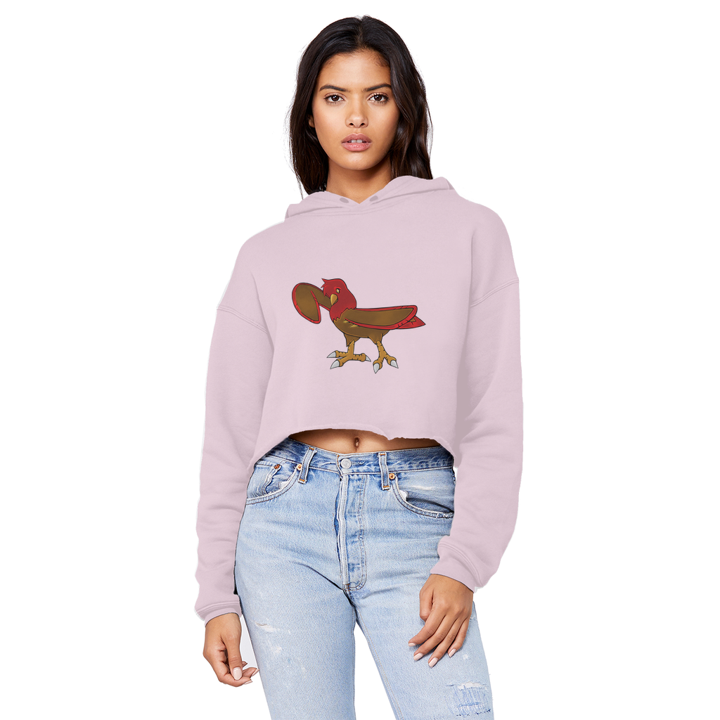 Pidgenna Unisex Cropped Raw Edge Boyfriend Hoodie in various colors, showcasing its trendy cropped design and soft fabric.