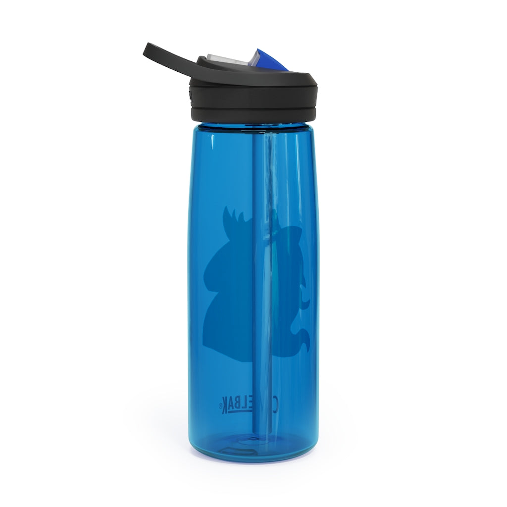 Pink Hair Unicorn CamelBak Eddy® Water Bottle with a vibrant design, available in 20oz and 25oz sizes, showcasing its durable Tritan™ material.