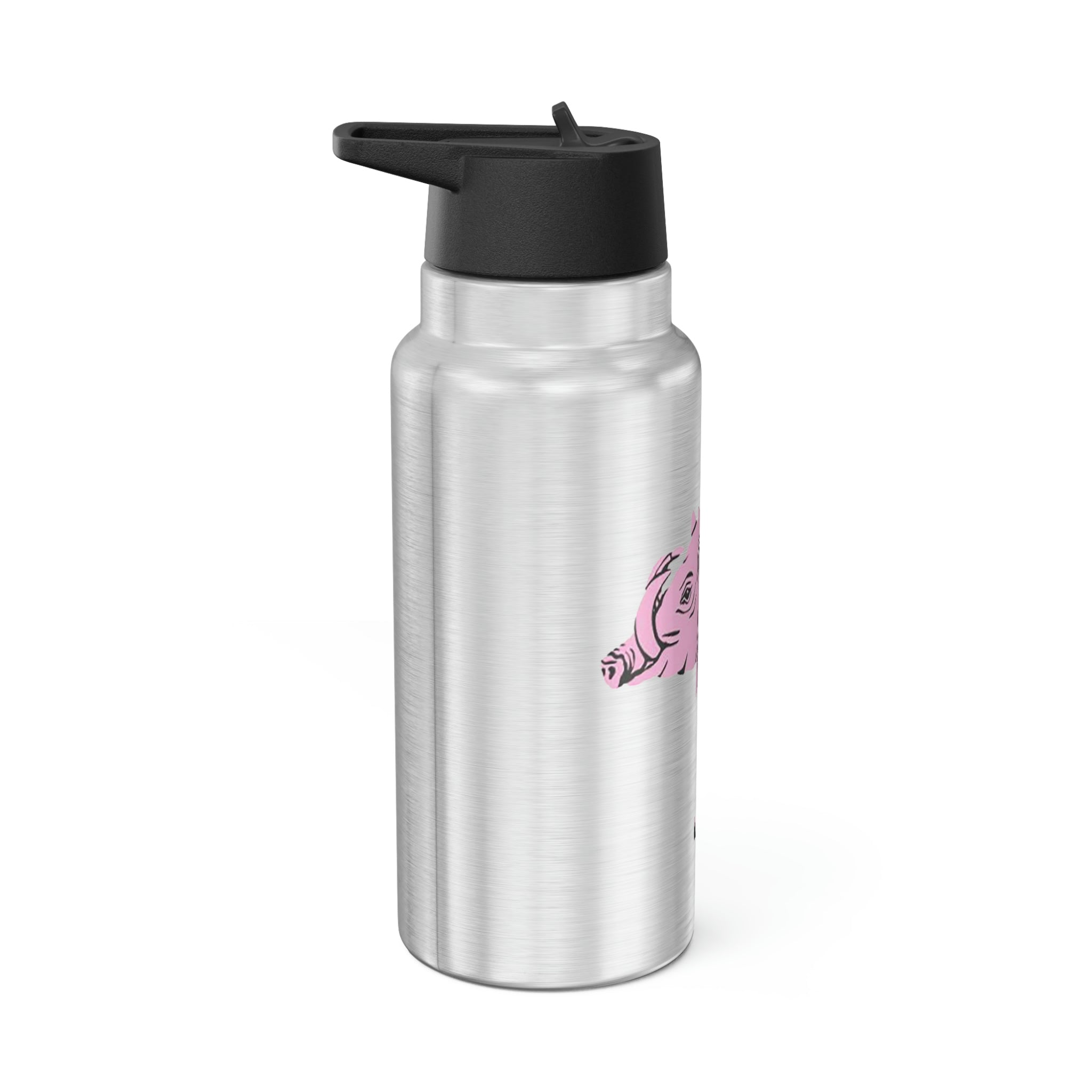 A stylish Pink Warthog Gator Tumbler, 32oz, featuring a vibrant pink color and unique warthog design, perfect for hydration on the go.