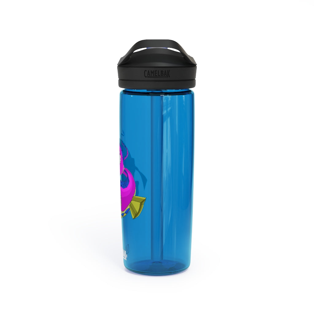 Platipus CamelBak Eddy® Water Bottle in 20oz and 25oz sizes, showcasing its robust design and easy-carry handle.