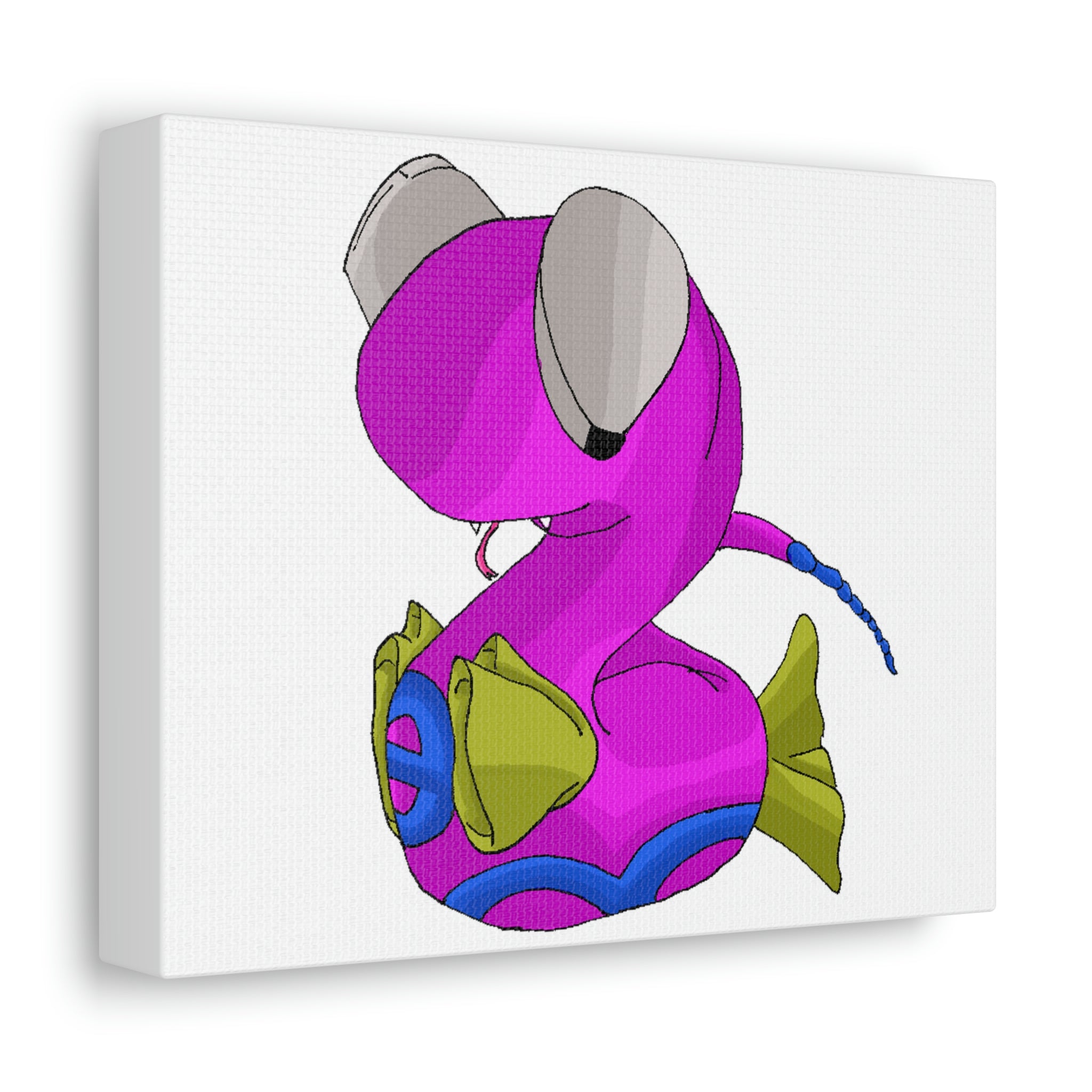 Plato Stretched Canvas featuring vibrant colors and sharp details, mounted on a sturdy wooden frame, ideal for indoor decoration.