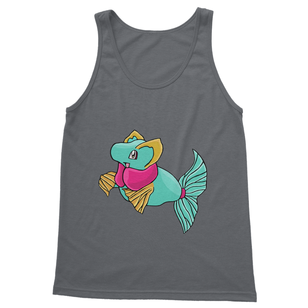 Plumo Classic Adult Vest Top in various colors, showcasing its unisex design and high-quality cotton fabric.