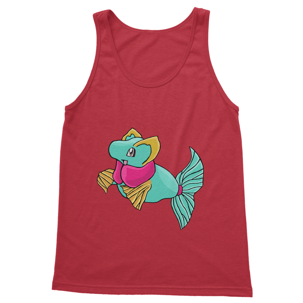 Plumo Classic Adult Vest Top in various colors, showcasing its unisex design and high-quality cotton fabric.