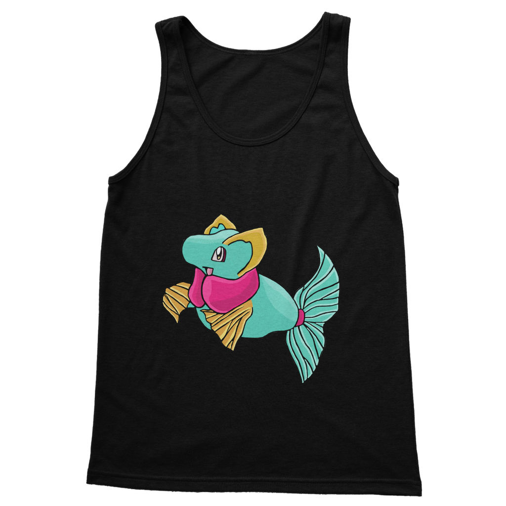 Plumo Classic Adult Vest Top in various colors, showcasing its unisex design and high-quality cotton fabric.