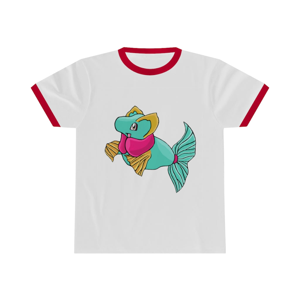 Plumo Unisex Ringer Tee in various colors, showcasing its lightweight fabric and stylish design.