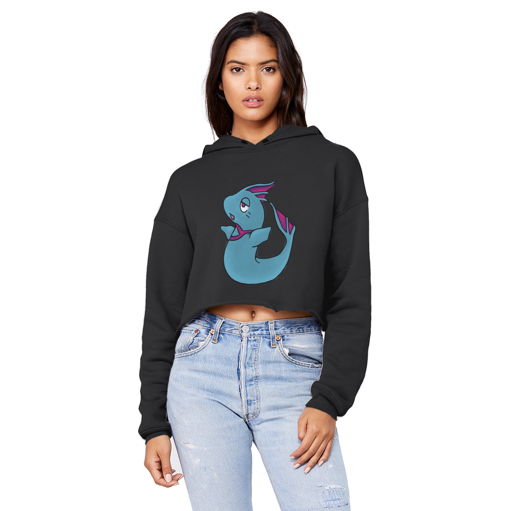 Plumyu Unisex Cropped Raw Edge Boyfriend Hoodie in various colors, showcasing its raw edge hem and double fabric hood.