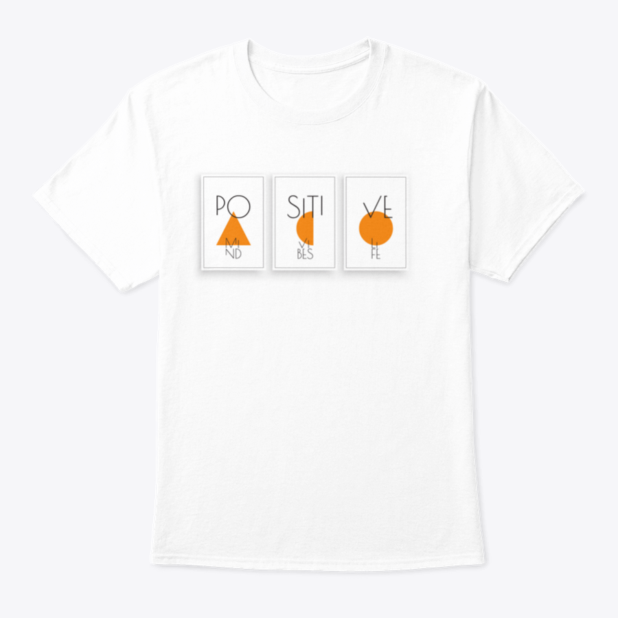 A stylish Positive Mind, Positive Vibes T-shirt made from 100% cotton, featuring a positive message design, perfect for casual wear.