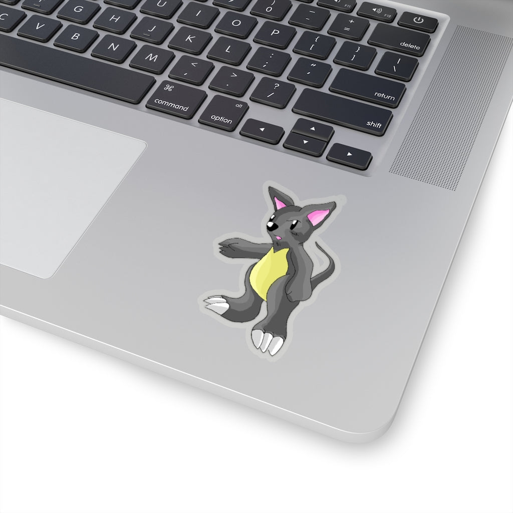 Psycore Kiss-Cut Stickers showcasing various custom shapes and sizes on a clean background.