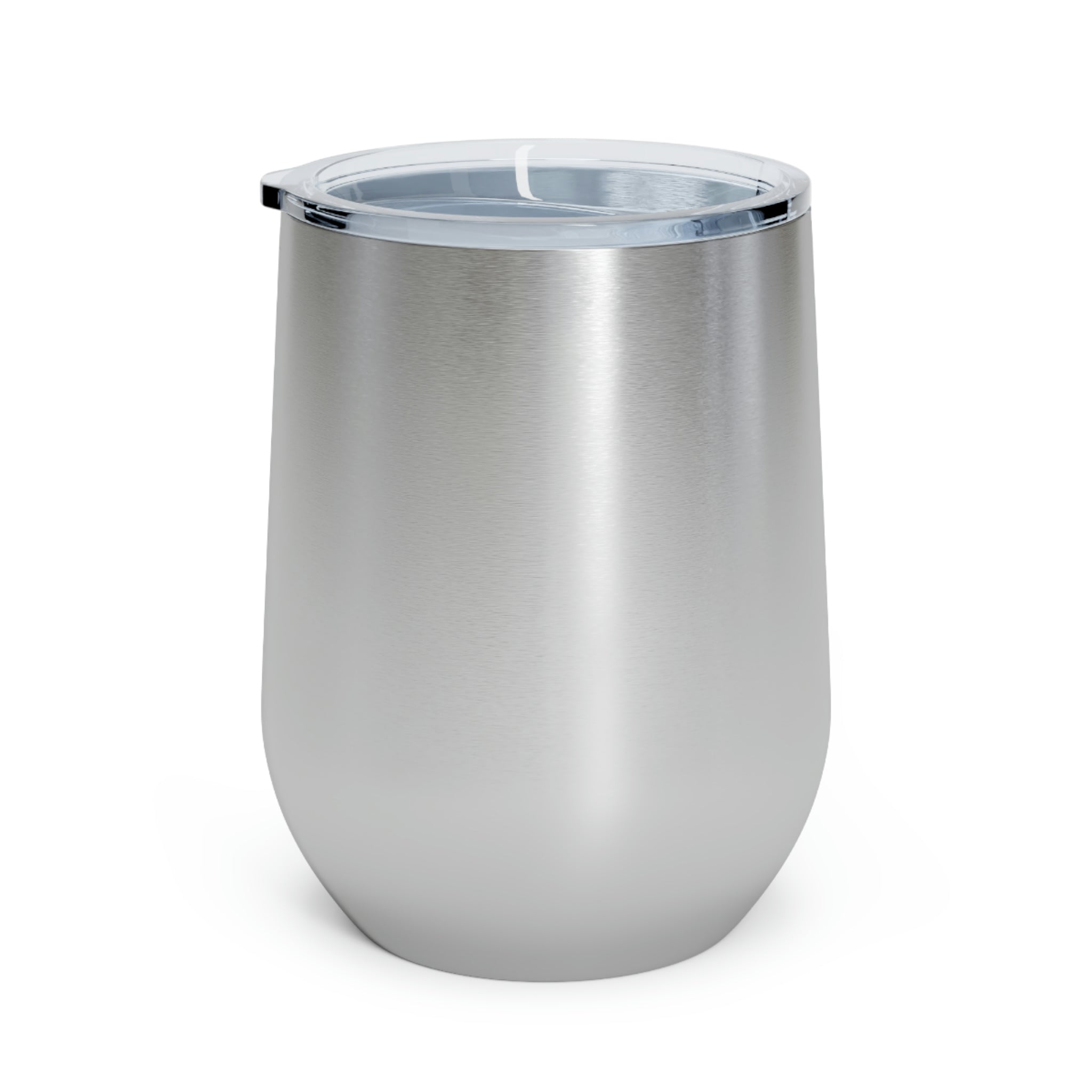 Purple Heart Wine Tumbler with clear lid, showcasing its stylish design and double insulation features.