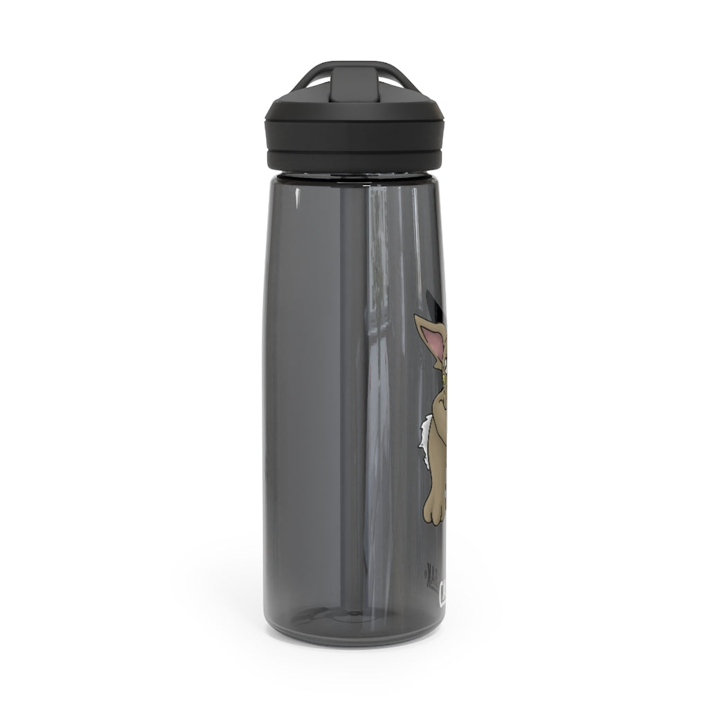 Rabab CamelBak Eddy® Water Bottle in 20oz and 25oz sizes, showcasing durable Tritan™ material and spill-proof design.