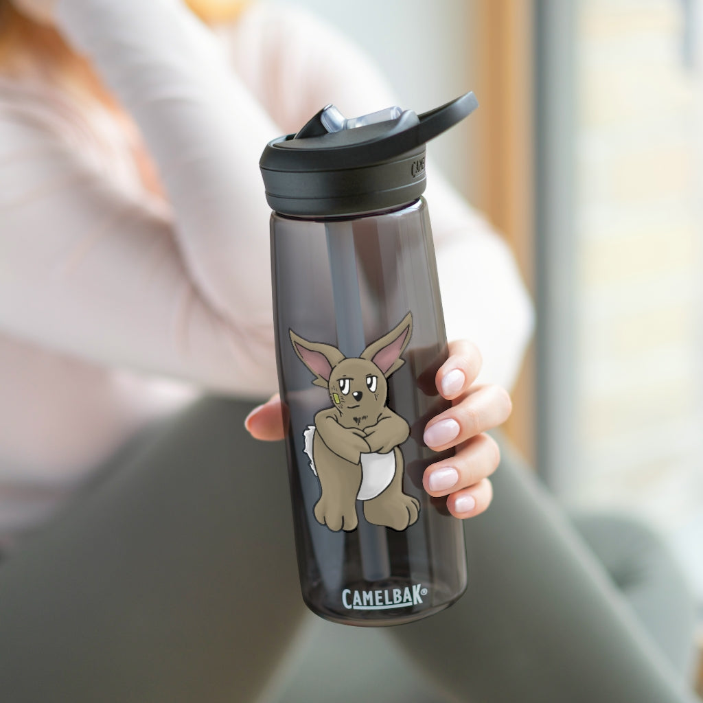 Rabab CamelBak Eddy® Water Bottle in 20oz and 25oz sizes, showcasing durable Tritan™ material and spill-proof design.