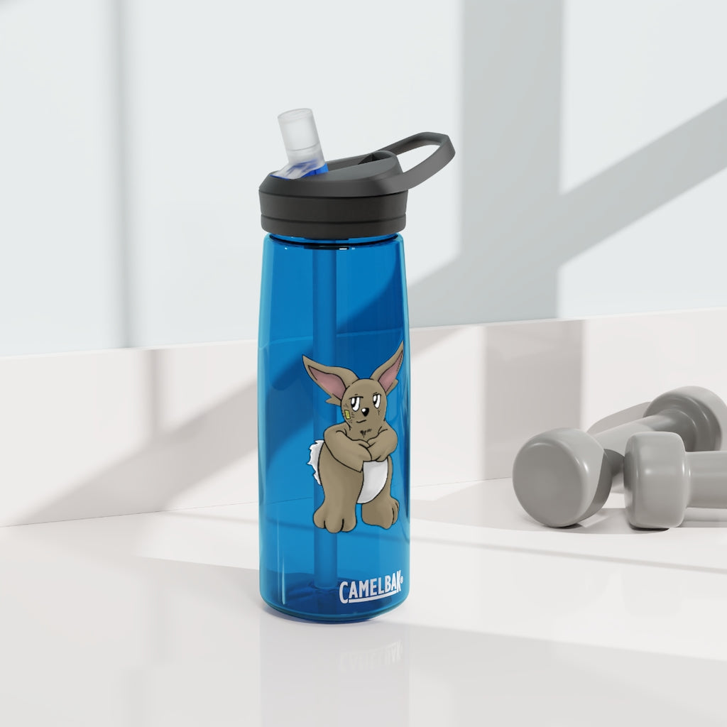 Rabab CamelBak Eddy® Water Bottle in 20oz and 25oz sizes, showcasing durable Tritan™ material and spill-proof design.