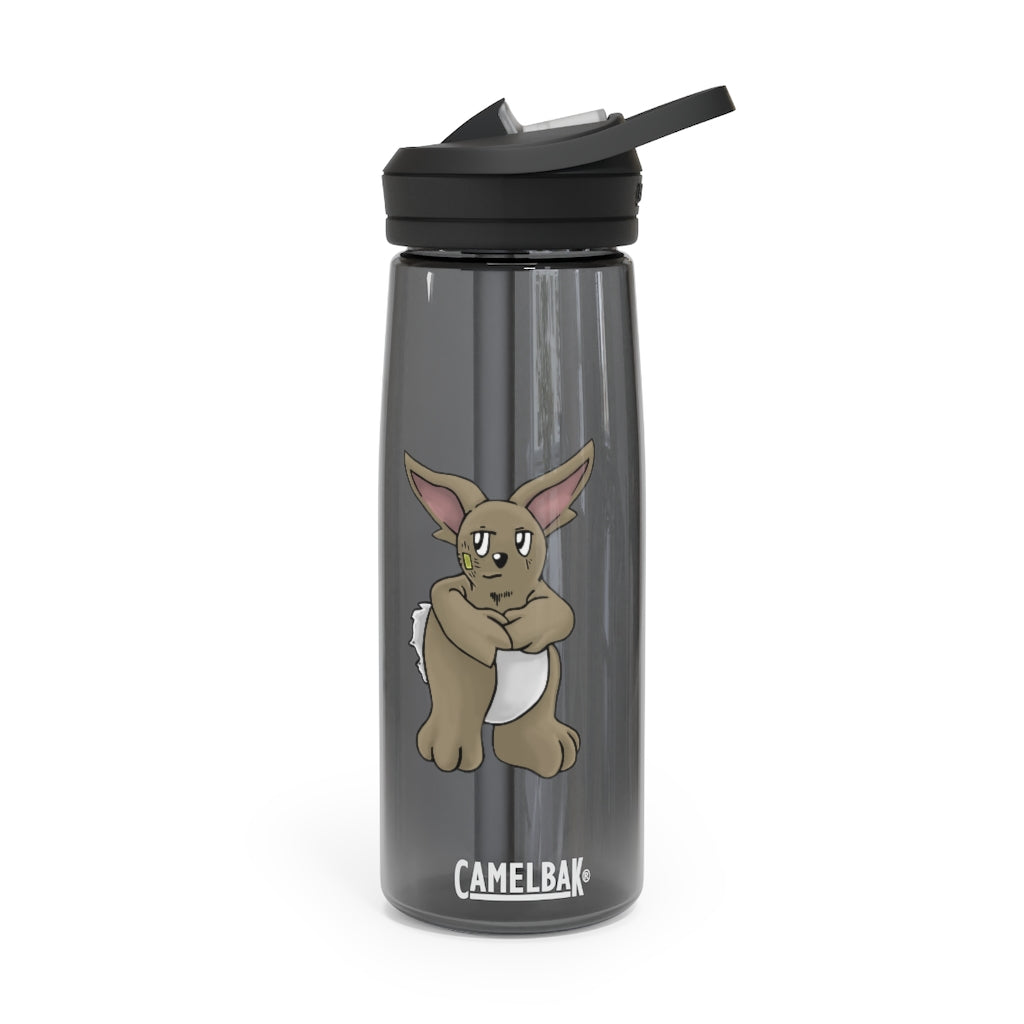 Rabab CamelBak Eddy® Water Bottle in 20oz and 25oz sizes, showcasing durable Tritan™ material and spill-proof design.