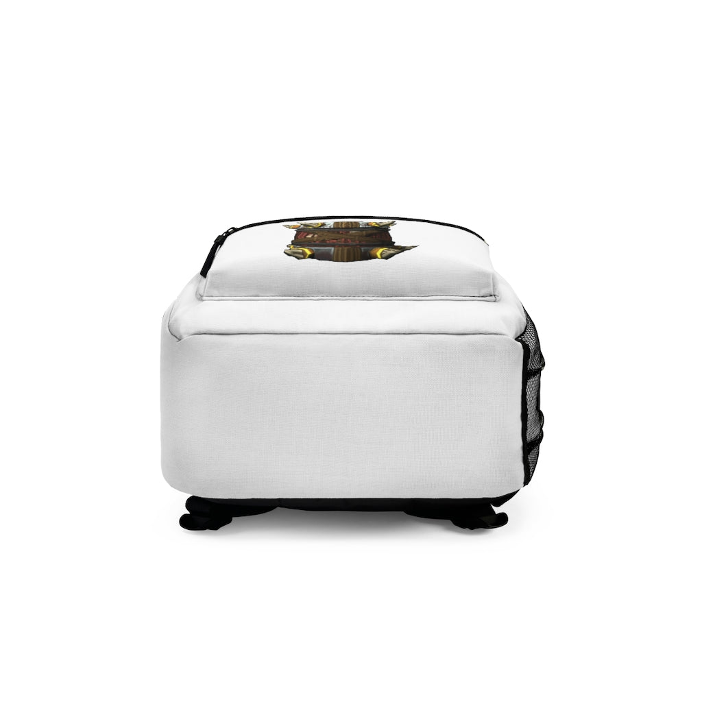 Raptor Barrel Backpack made in USA, featuring adjustable straps and a custom name tag, designed for durability and style.