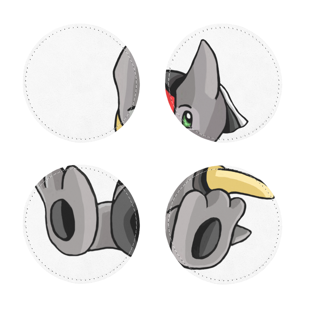 Puzzle image of cartoon elephant.