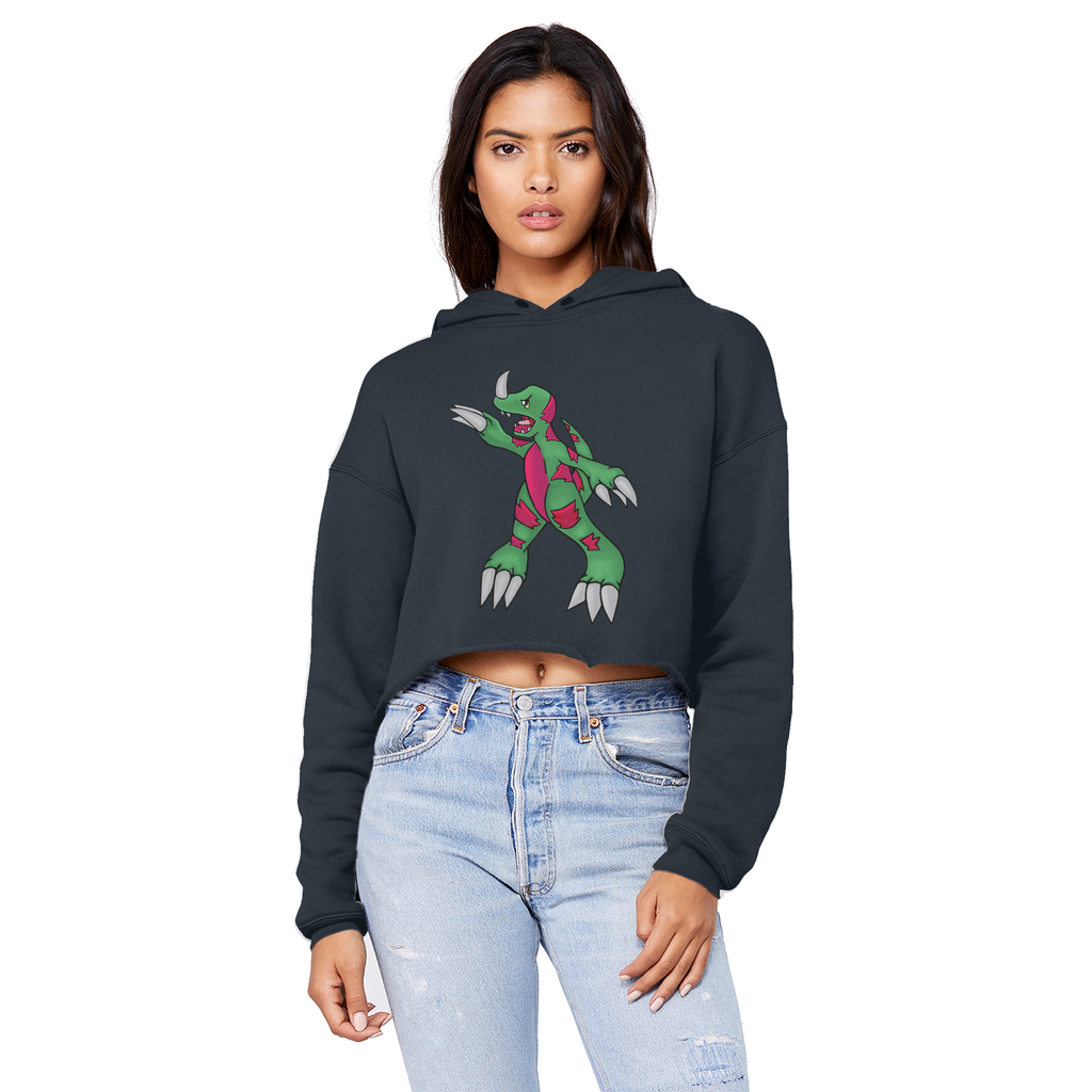 Recgor Unisex Cropped Raw Edge Boyfriend Hoodie in various colors, showcasing its trendy cropped design and soft fabric.