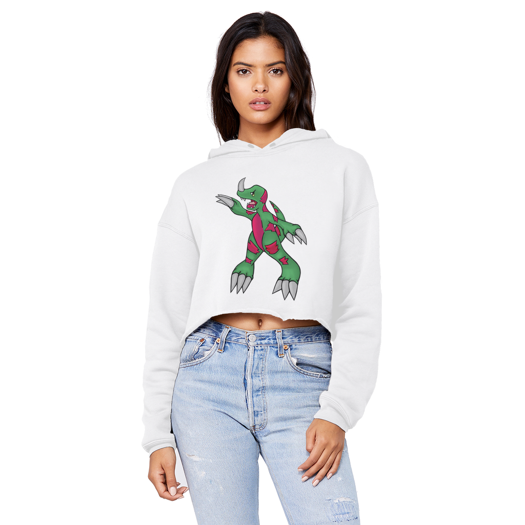 Recgor Unisex Cropped Raw Edge Boyfriend Hoodie in various colors, showcasing its trendy cropped design and soft fabric.