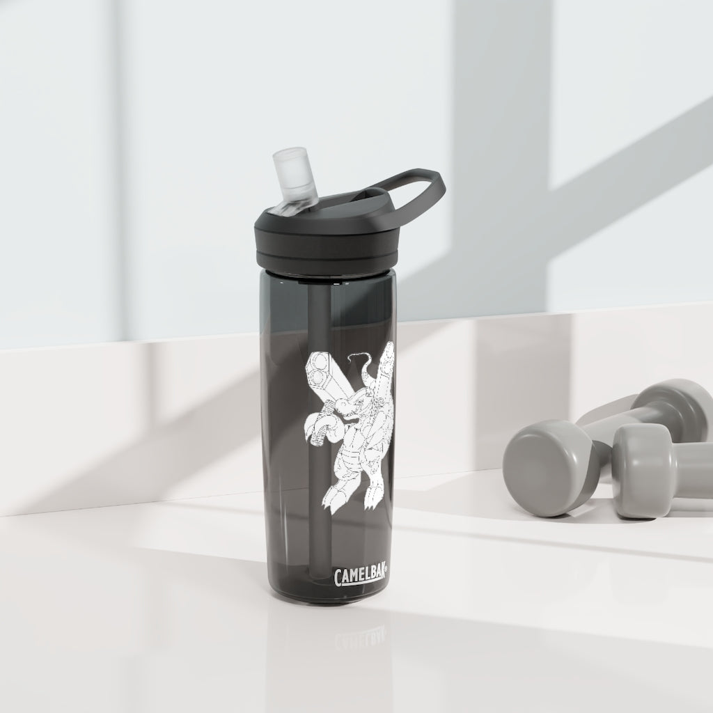Rector CamelBak Eddy® Water Bottle in 20oz and 25oz sizes, showcasing its durable Tritan™ material and spill-proof design.