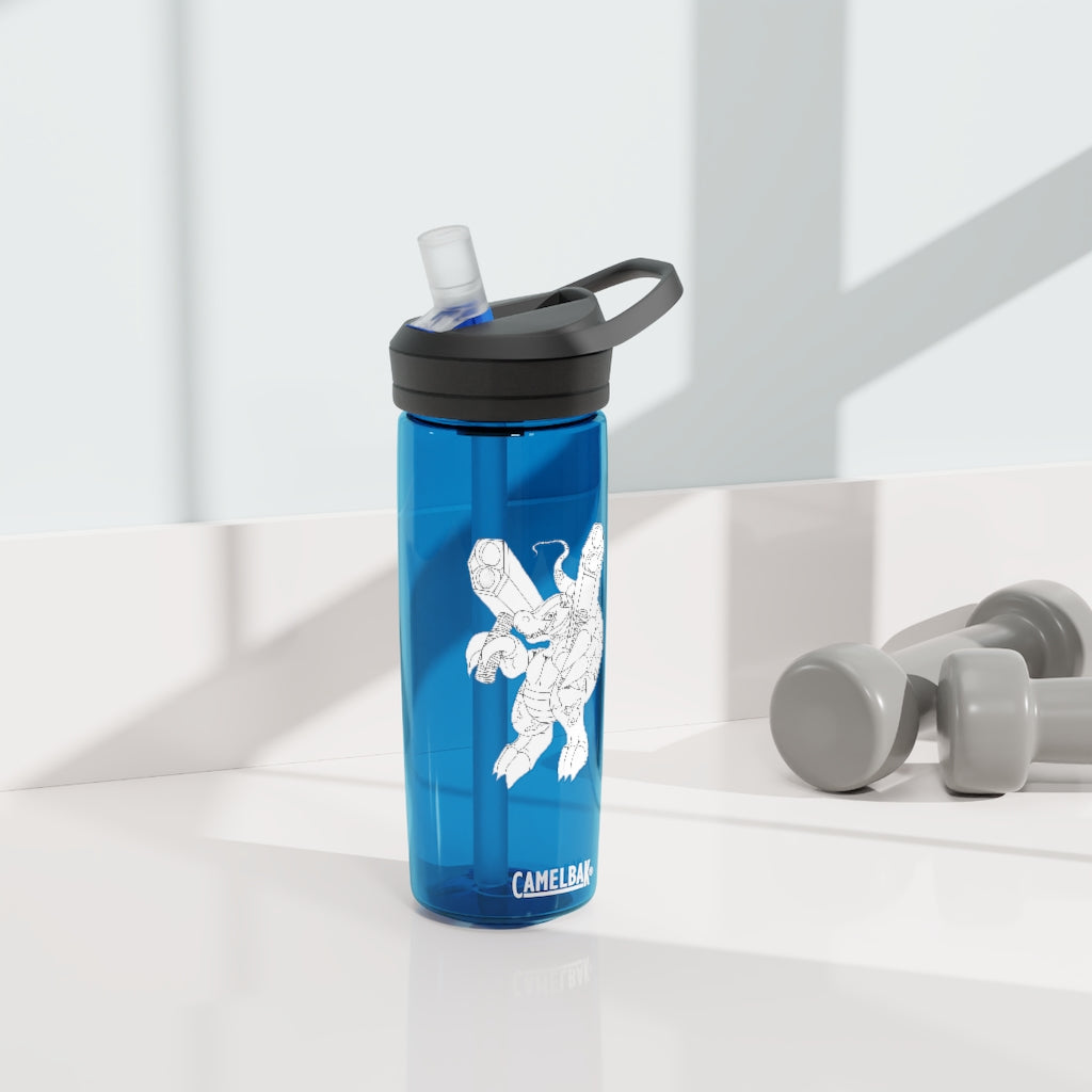 Rector CamelBak Eddy® Water Bottle in 20oz and 25oz sizes, showcasing its durable Tritan™ material and spill-proof design.