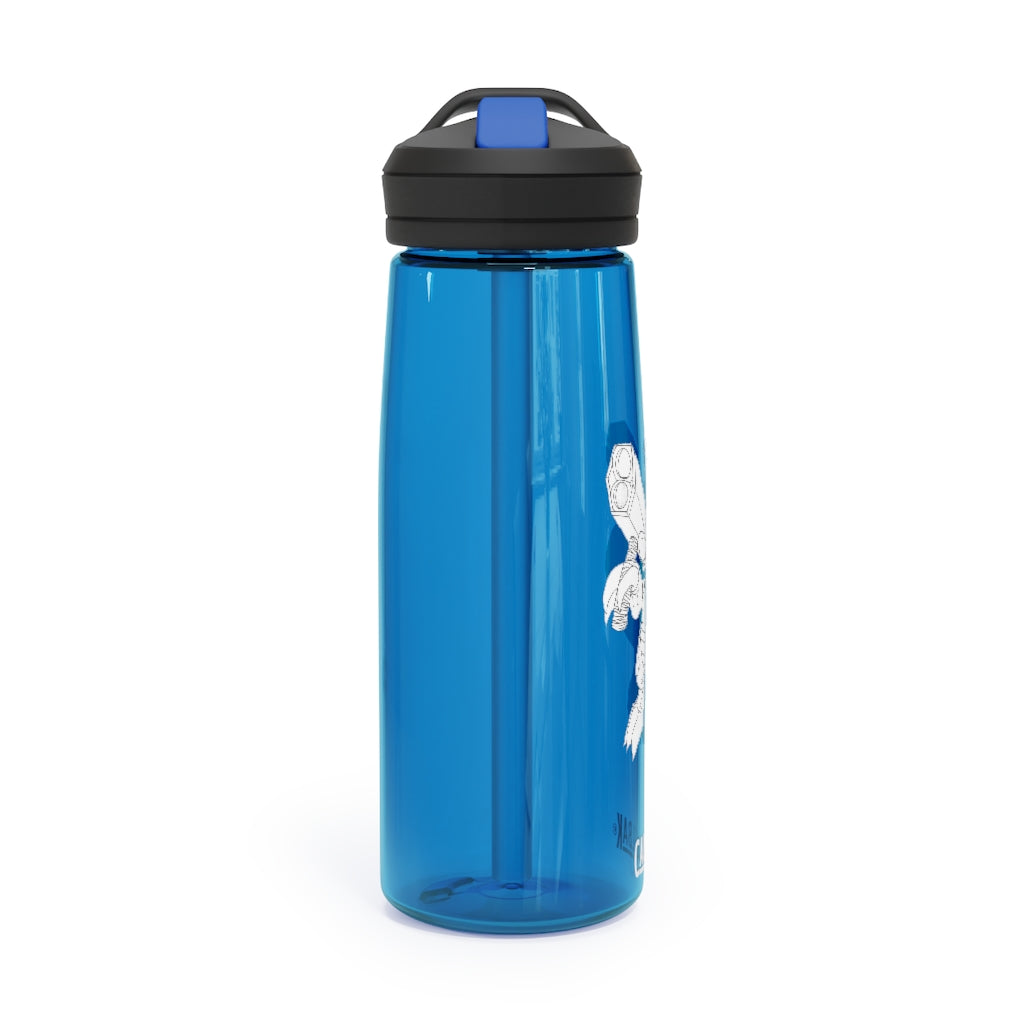 Rector CamelBak Eddy® Water Bottle in 20oz and 25oz sizes, showcasing its durable Tritan™ material and spill-proof design.