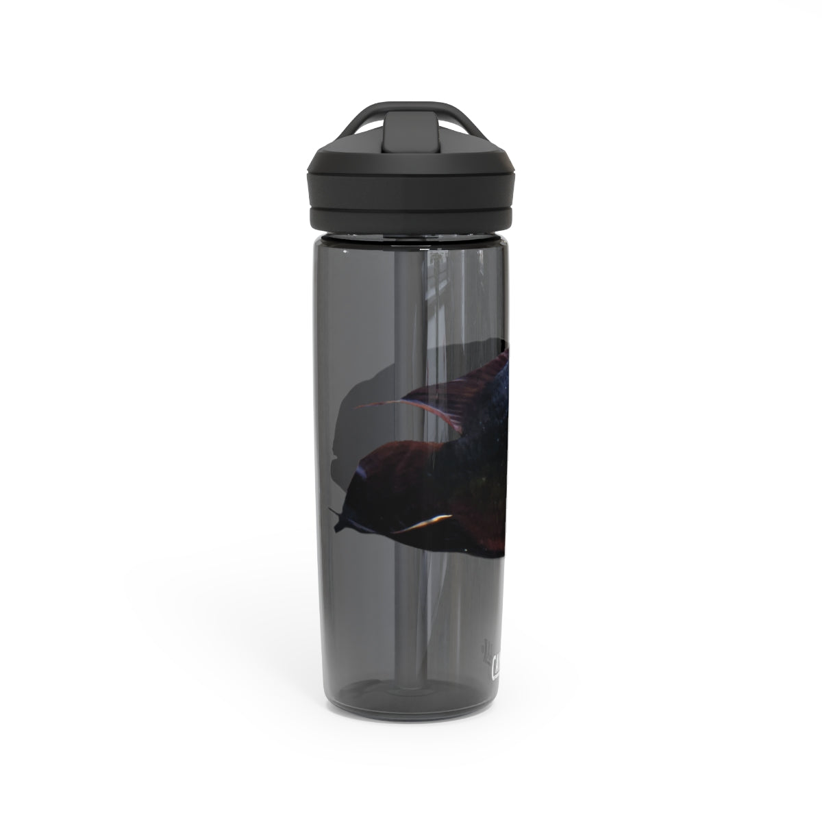 Red Black CamelBak Eddy® Water Bottle in 20oz and 25oz sizes, showcasing its durable design and spill-proof valve.