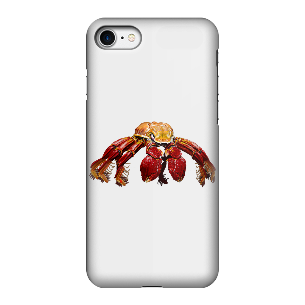 Red Crab Fully Printed Tough Phone Case showcasing vibrant crab design with dual-layer protection.