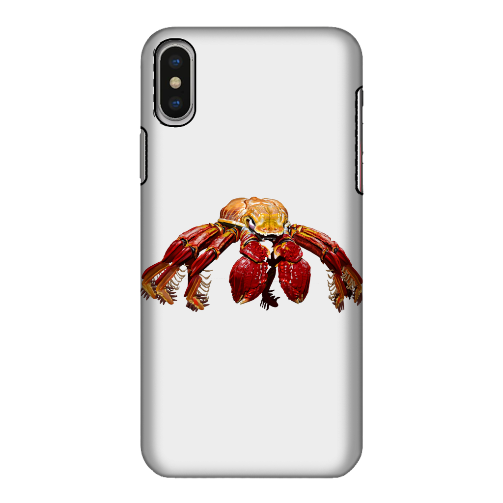 Red Crab Fully Printed Tough Phone Case showcasing vibrant crab design with dual-layer protection.