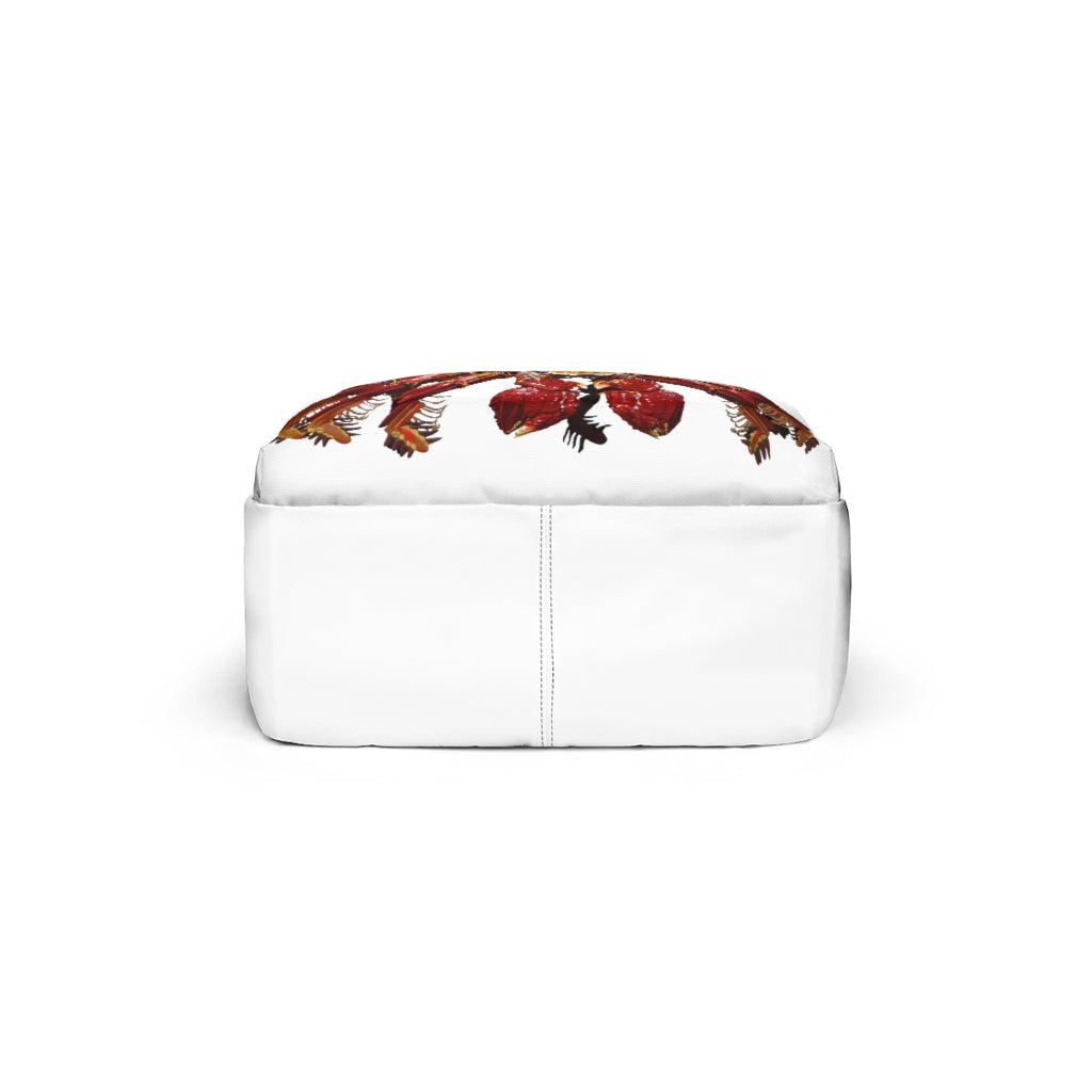 Red Crab Unisex Classic Backpack in vibrant colors, featuring adjustable straps and a spacious design for comfort and style.