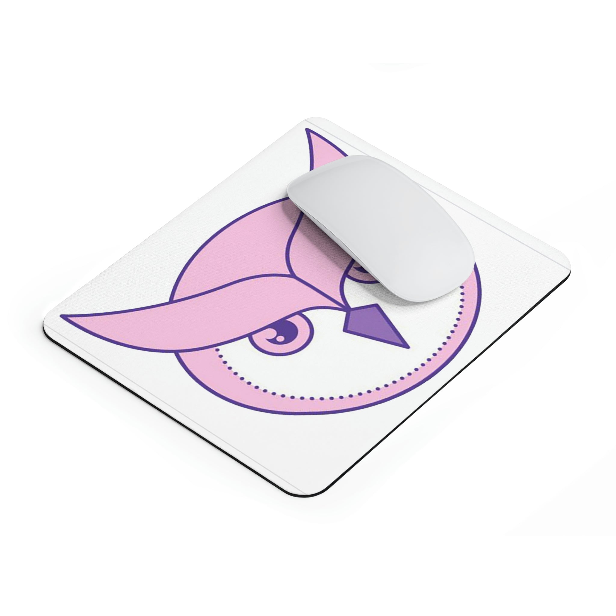 A vibrant red flower mouse pad featuring a detailed floral design, perfect for enhancing any workspace.