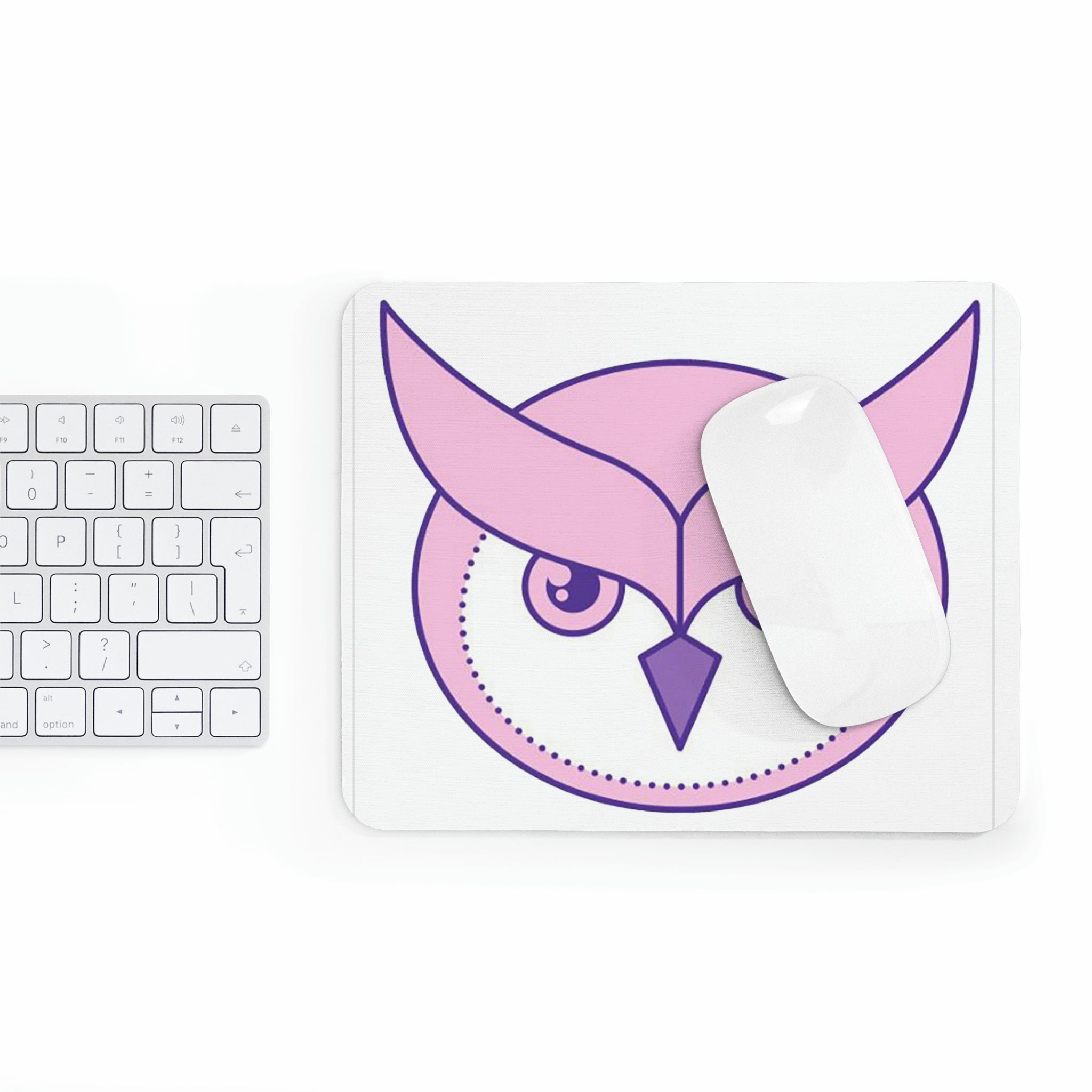 A vibrant red flower mouse pad featuring a detailed floral design, perfect for enhancing any workspace.