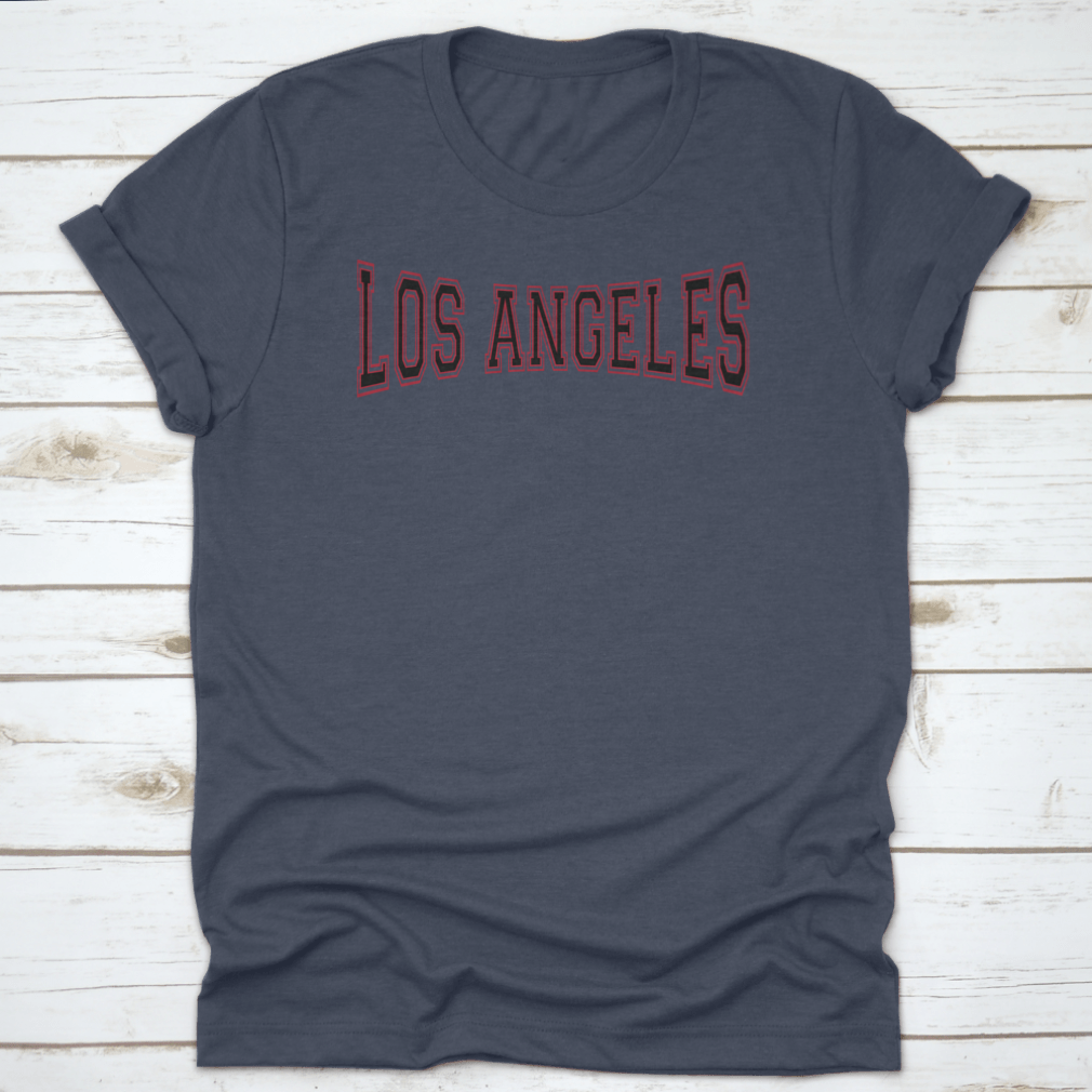Retro College Varsity Sportswear featuring typography from Los Angeles, made from 100% cotton with a classic fit and durable construction.