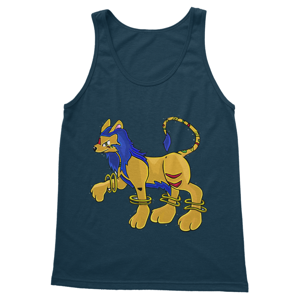 Roararing Classic Adult Vest Top in various colors, showcasing its unisex design and high-quality fabric.