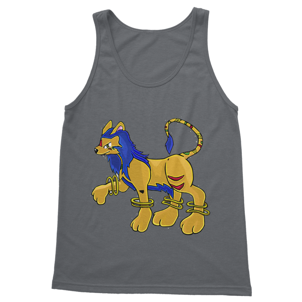Roararing Classic Adult Vest Top in various colors, showcasing its unisex design and high-quality fabric.